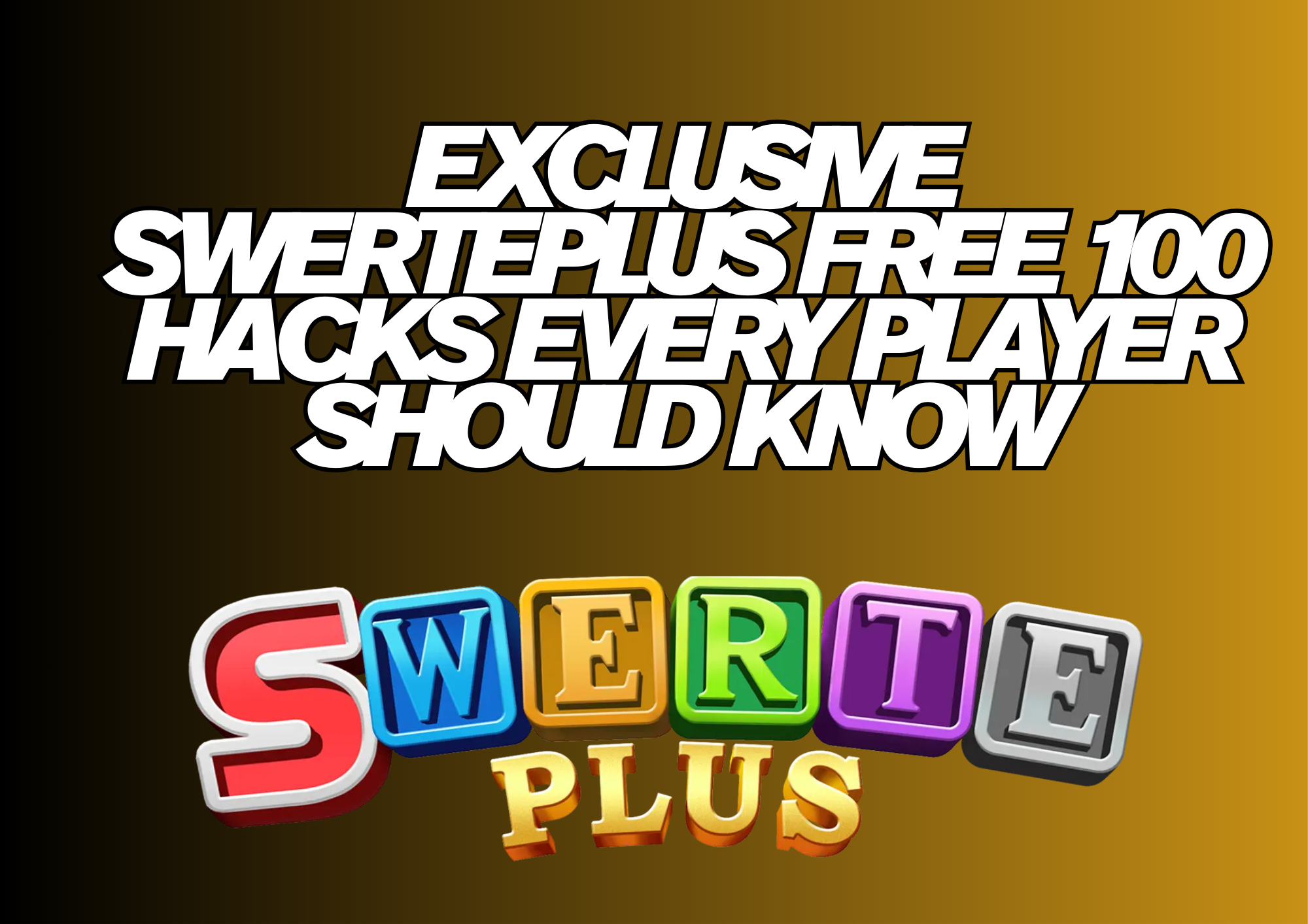 Exclusive SwertePlus Free 100 Hacks Every Player Should Know Exclusive SwertePlus Free 100 Hacks Every Player Should Know